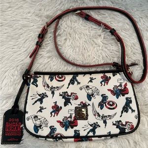 Dooney & Bourke 2016 Super Heroes Half Marathon Weekend Marvel crossbody.